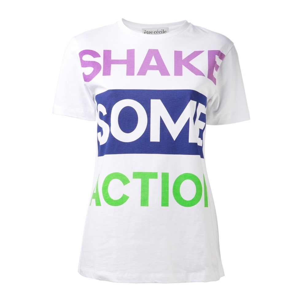 etre cecile SHAKE SOME ACTION tee-K10